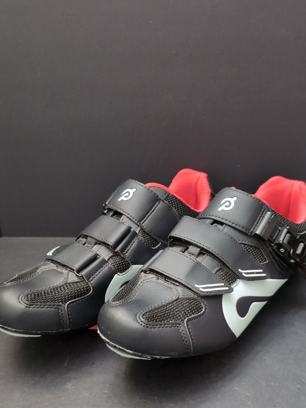 Pelaton-G- 20,PL-SH-O2 Men's Black Cycling Shoes,Size 41.